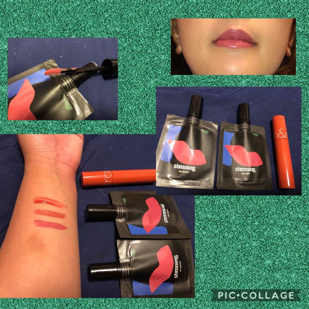 ジューシーラスティングティント/rom&nd/リップティントを使ったクチコミ(2枚目)