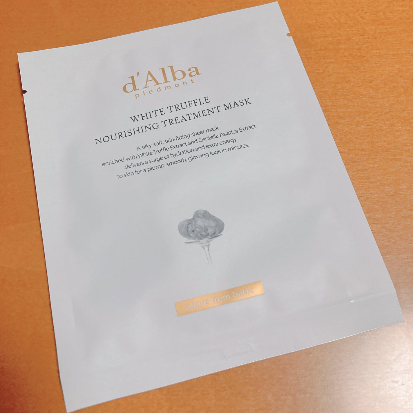 ホワイトトリュフナリシングトリートメントマスク/ダルバ/シートマスク・パックを使ったクチコミ(3枚目)