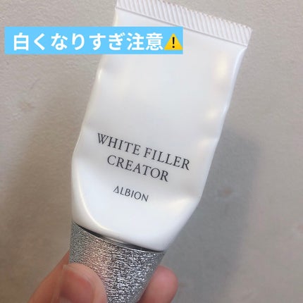 アルビオン ホワイトフィラー クリエイター/ALBION/化粧下地を使ったクチコミ(1枚目)