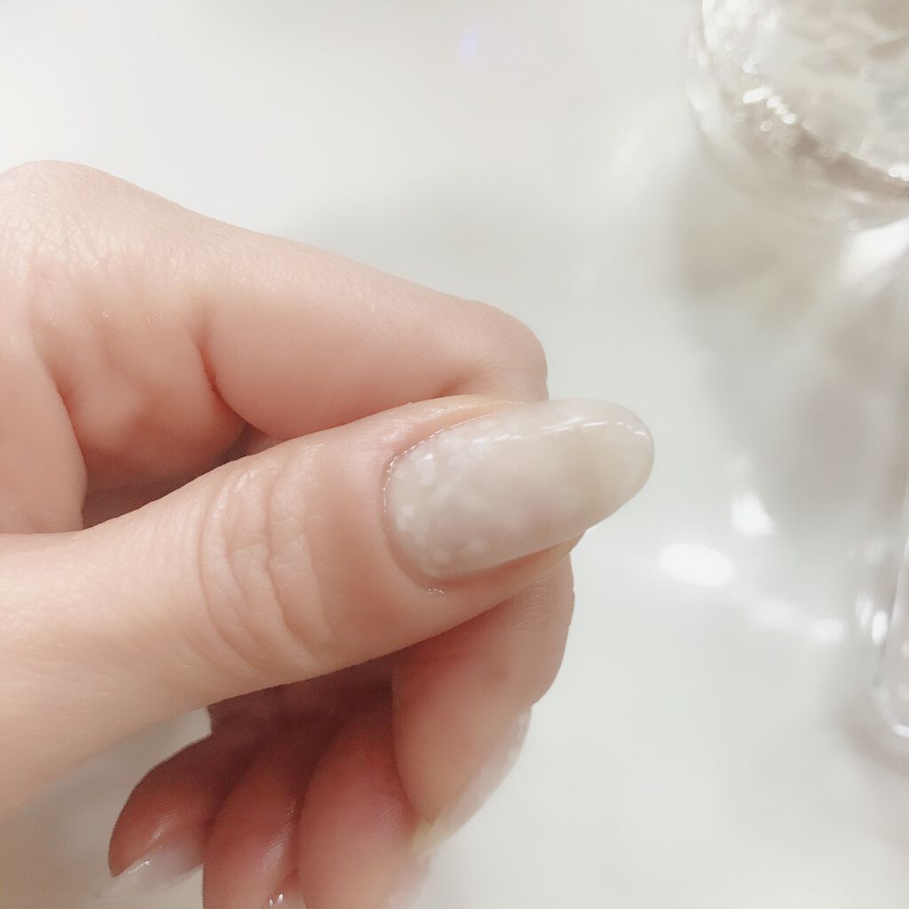 ホワイトフレークジェル/NAILTOWN/ジェルネイルを使ったクチコミ（3枚目）