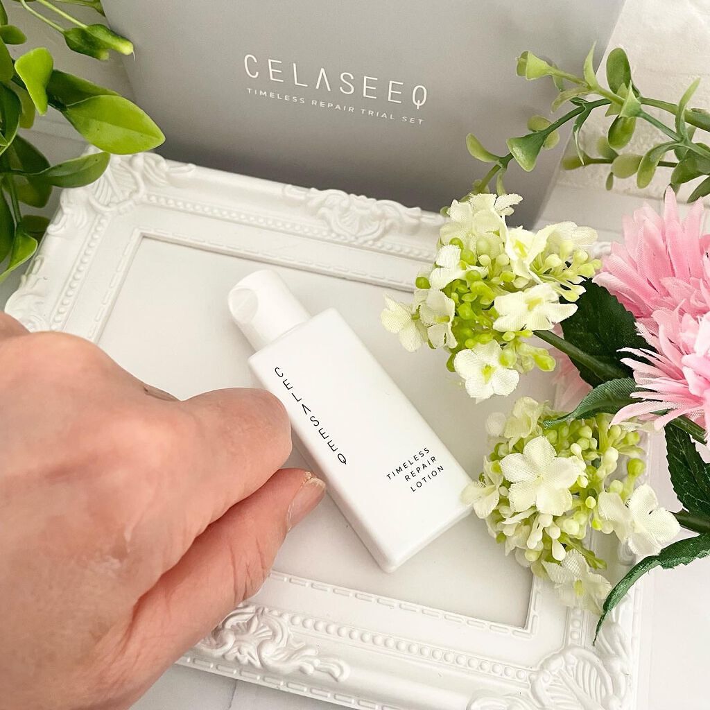 タイムレスリペア 未来肌おためしセット/CELASEEQ/スキンケアキットを使ったクチコミ（2枚目）