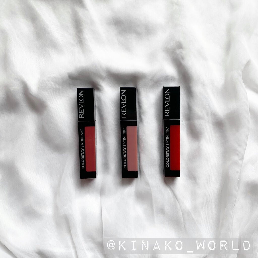 カラーステイ サテン インク/REVLON/口紅を使ったクチコミ(2枚目)