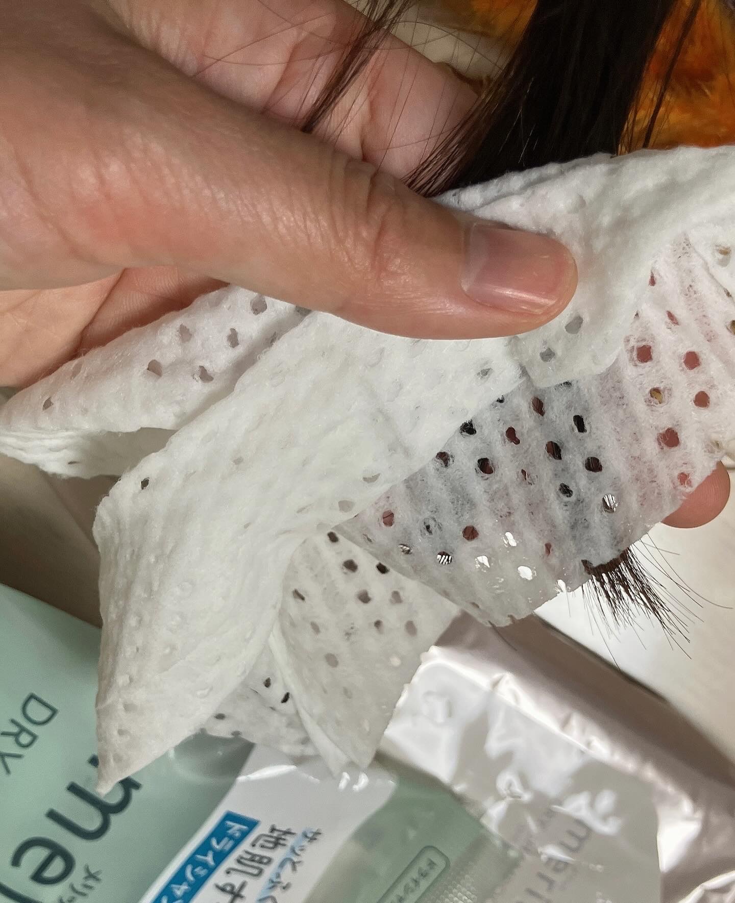 メリット ドライシャンプーシート すっきり爽快タイプ/メリット/ドライシャンプーを使ったクチコミ（3枚目）