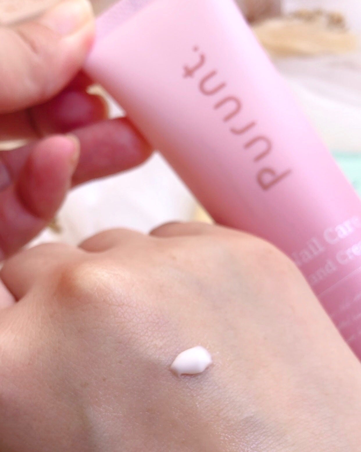 プルント モイストケア美容液ハンドクリーム/Purunt./ハンドクリームを使ったクチコミ(2枚目)