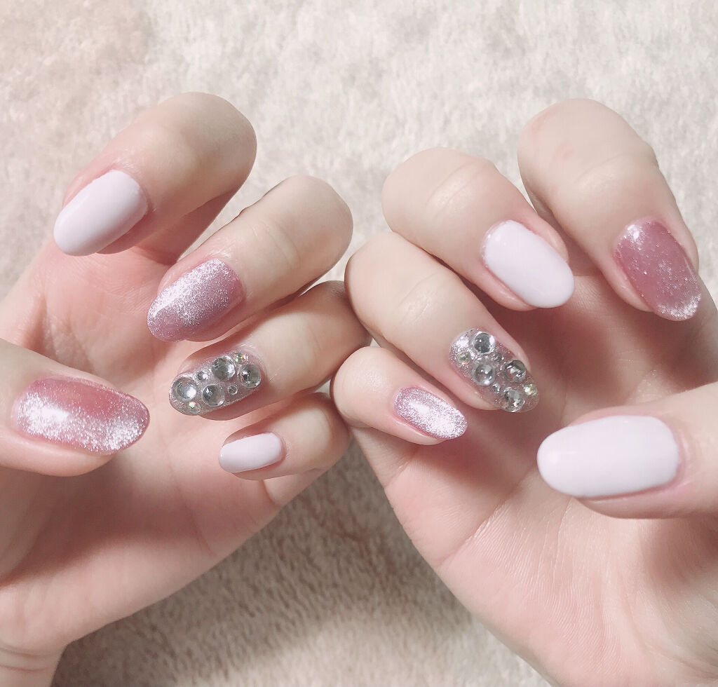 マグネットジェル 07コメット（ギャラクシーシリーズ）/NAILTOWN/ジェルネイルを使ったクチコミ（2枚目）