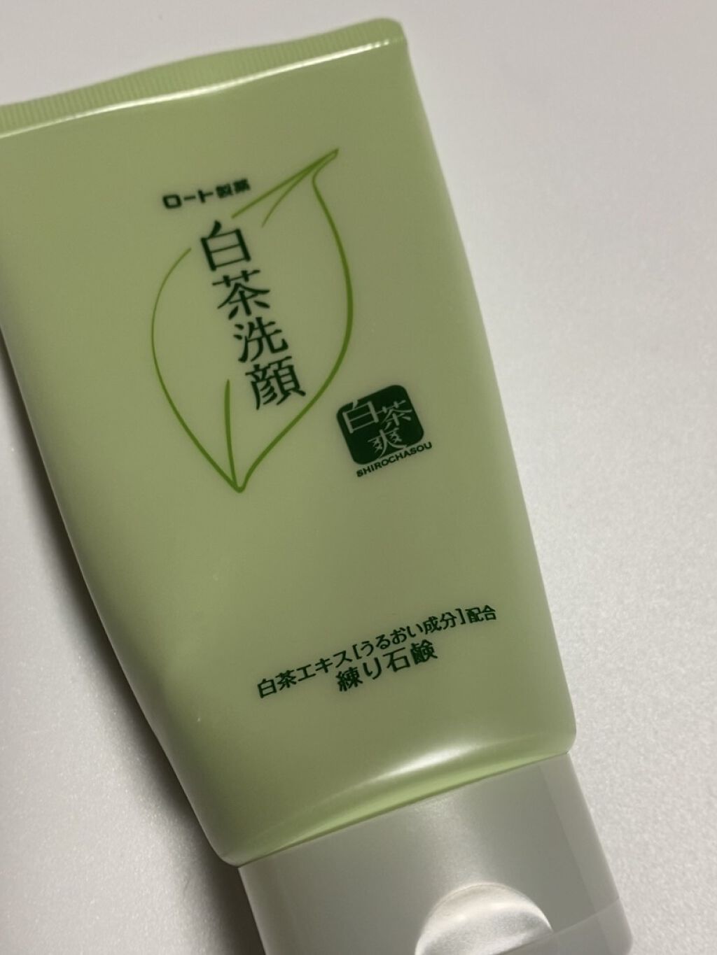 白茶練り石鹸/白茶爽/洗顔フォームを使ったクチコミ（1枚目）
