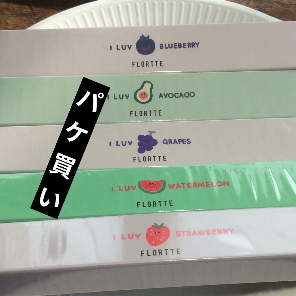 サラダdeフルーツカラーリキッドアイライナーWP/FLORTTE/リキッドアイライナーを使ったクチコミ(1枚目)