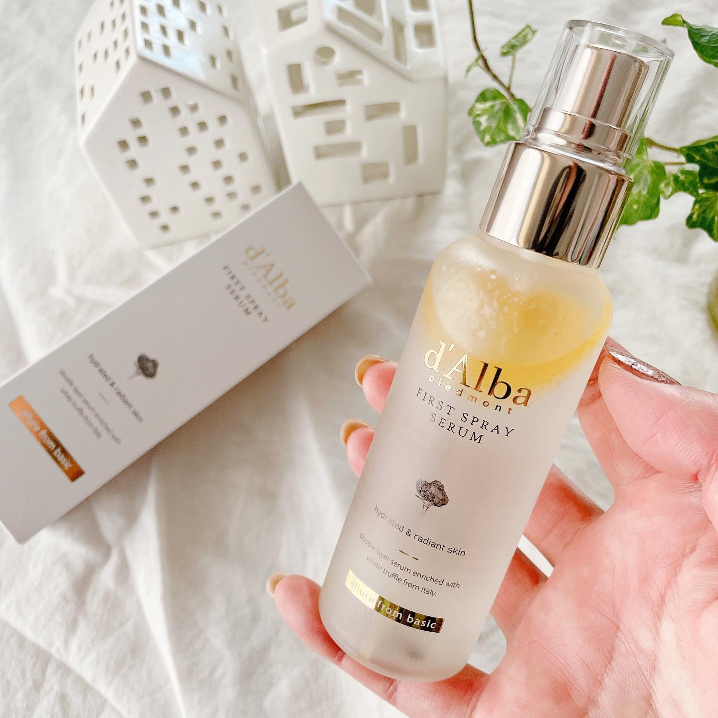 ダルバ ホワイトトリュフファーストスプレーセラム/ダルバ/ミスト状化粧水を使ったクチコミ（1枚目）