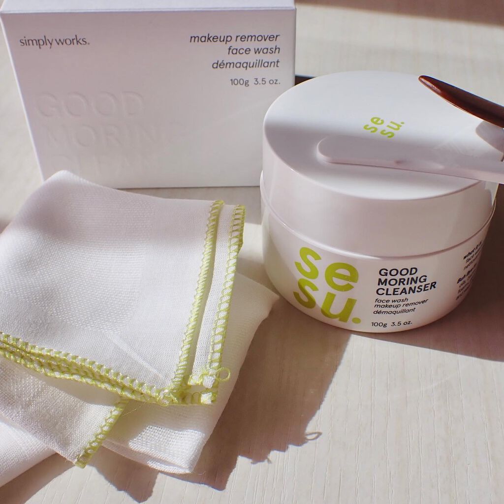 GOOD MORING  CLEANSER/simply works/クレンジングバームを使ったクチコミ（2枚目）