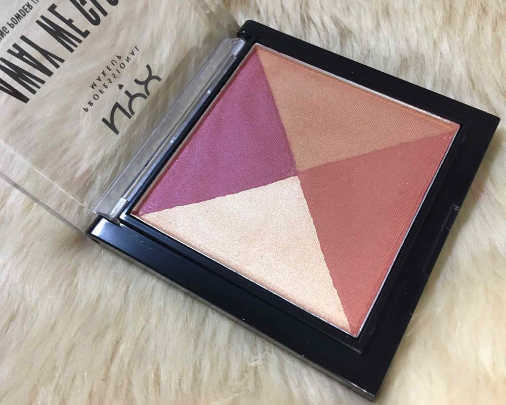 アウェイ ウィー グロー イルミネイティング パウダー/NYX Professional Makeup/パウダーチークを使ったクチコミ（3枚目）