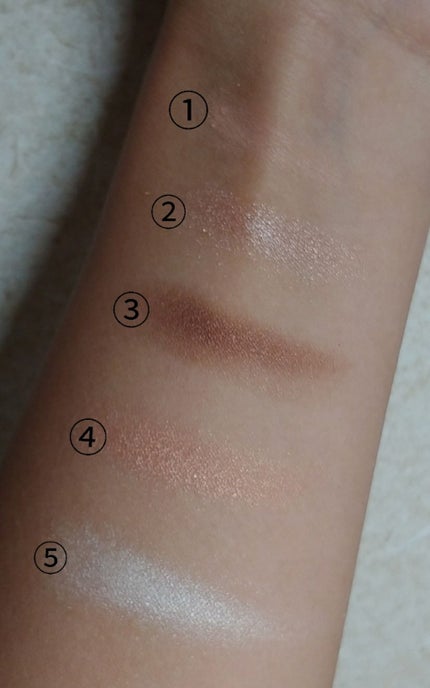 UR GLAM BLOOMING EYE COLOR PALETTE/U R GLAM/アイシャドウパレットを使ったクチコミ(3枚目)