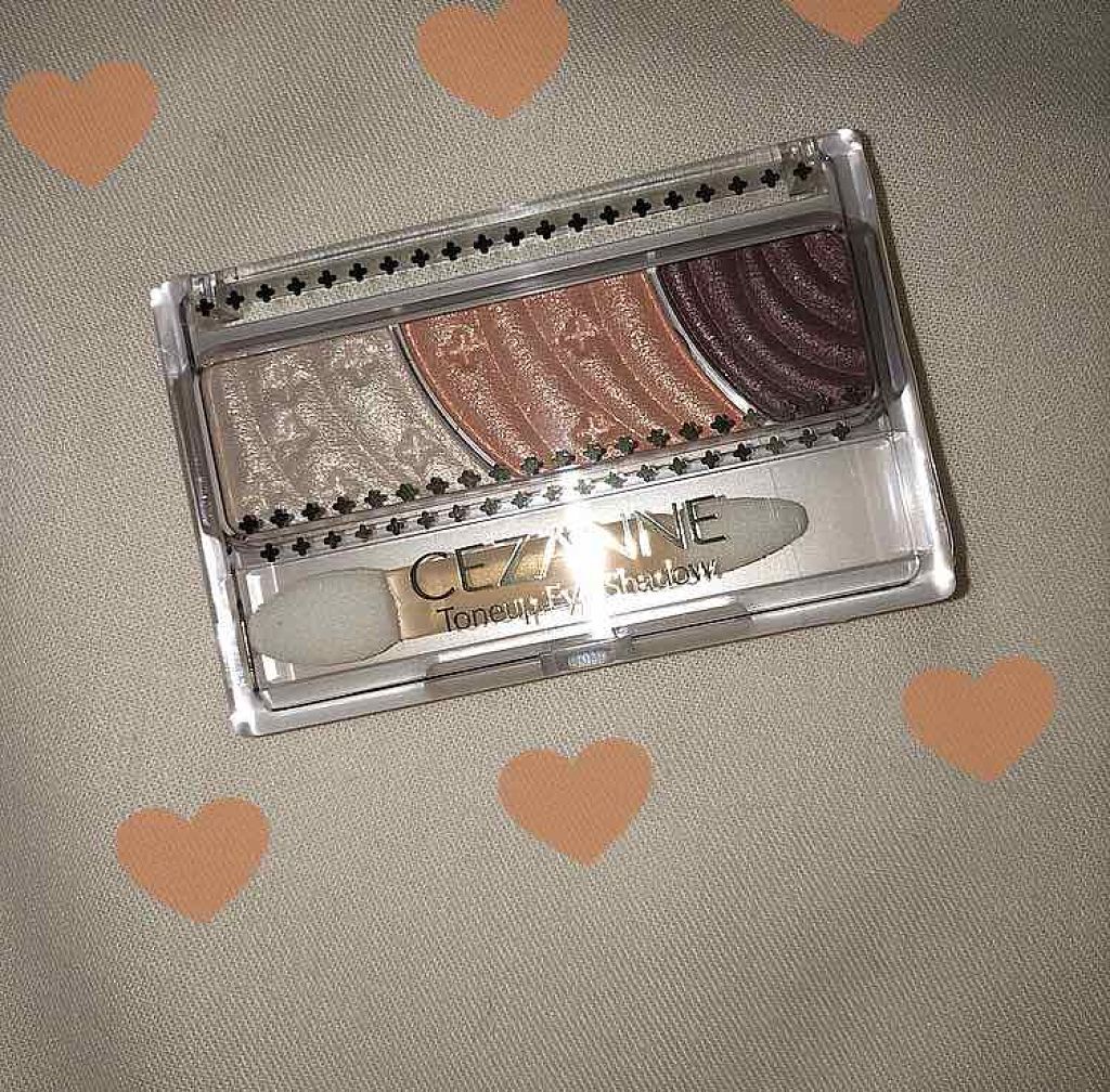 トーンアップアイシャドウ/CEZANNE/アイシャドウパレットを使ったクチコミ（1枚目）