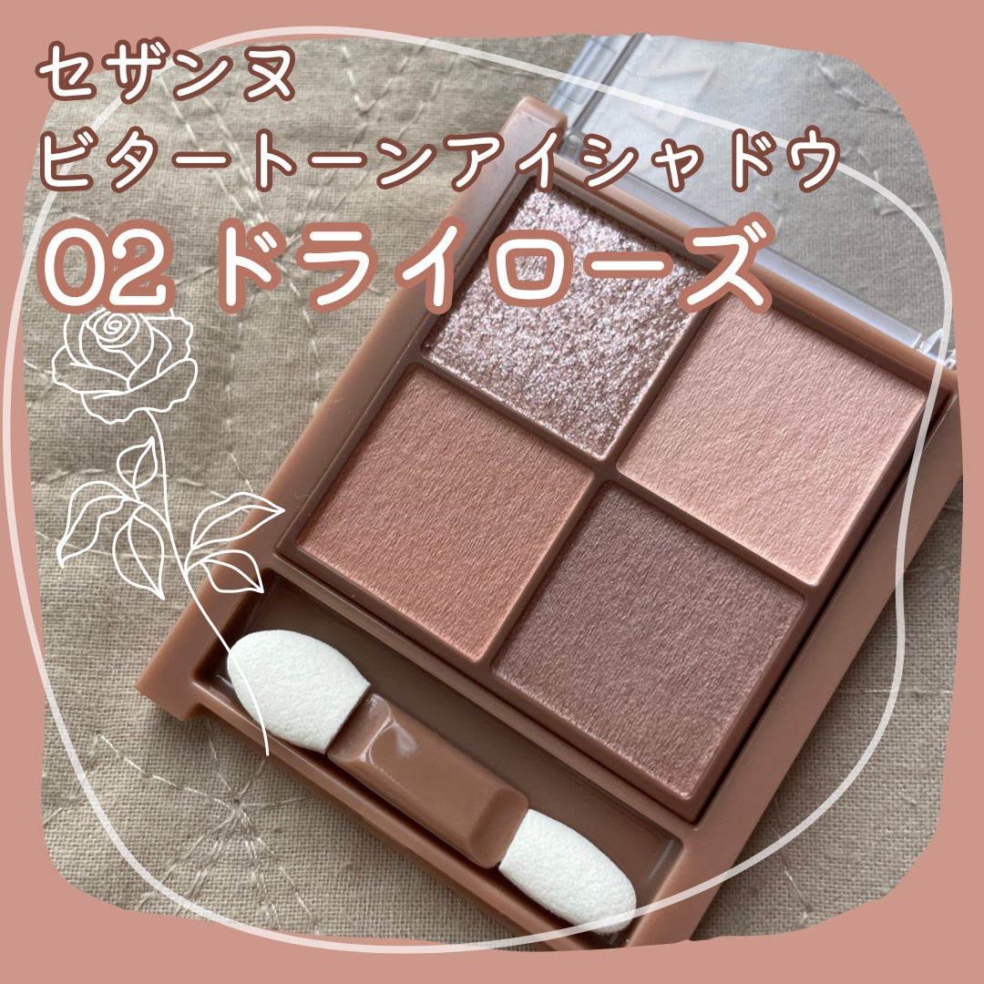 ビタートーンアイシャドウ/CEZANNE/パウダーアイシャドウを使ったクチコミ(1枚目)