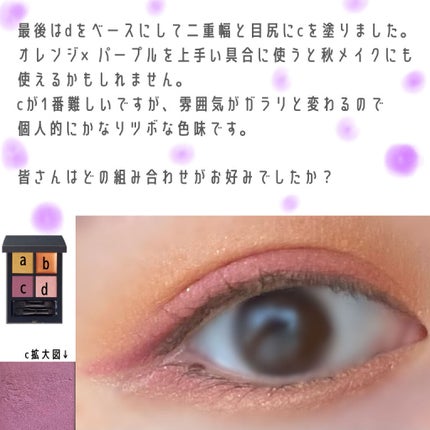 ディメンショナルビジョンアイパレット/THREE/アイシャドウパレットを使ったクチコミ(5枚目)