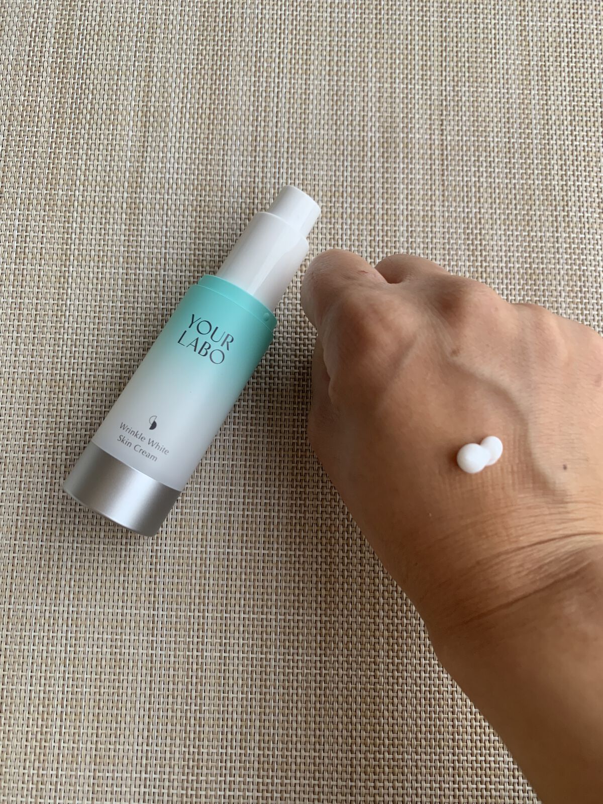 リンクルホワイト スキンクリーム/YOUR LABO /フェイスクリームを使ったクチコミ（2枚目）