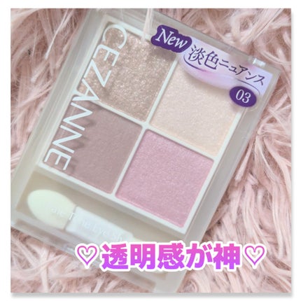 ペールトーンアイシャドウ/CEZANNE/アイシャドウを使ったクチコミ(1枚目)