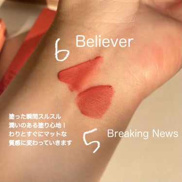 ザショッキングリップブラー 5.Breaking News/TONYMOLY/口紅の画像