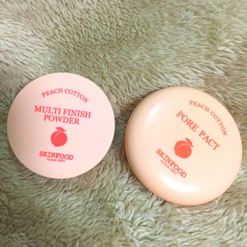 ピーチコットン マルチフィニッシュパウダー/SKINFOOD/ルースパウダーを使ったクチコミ（1枚目）