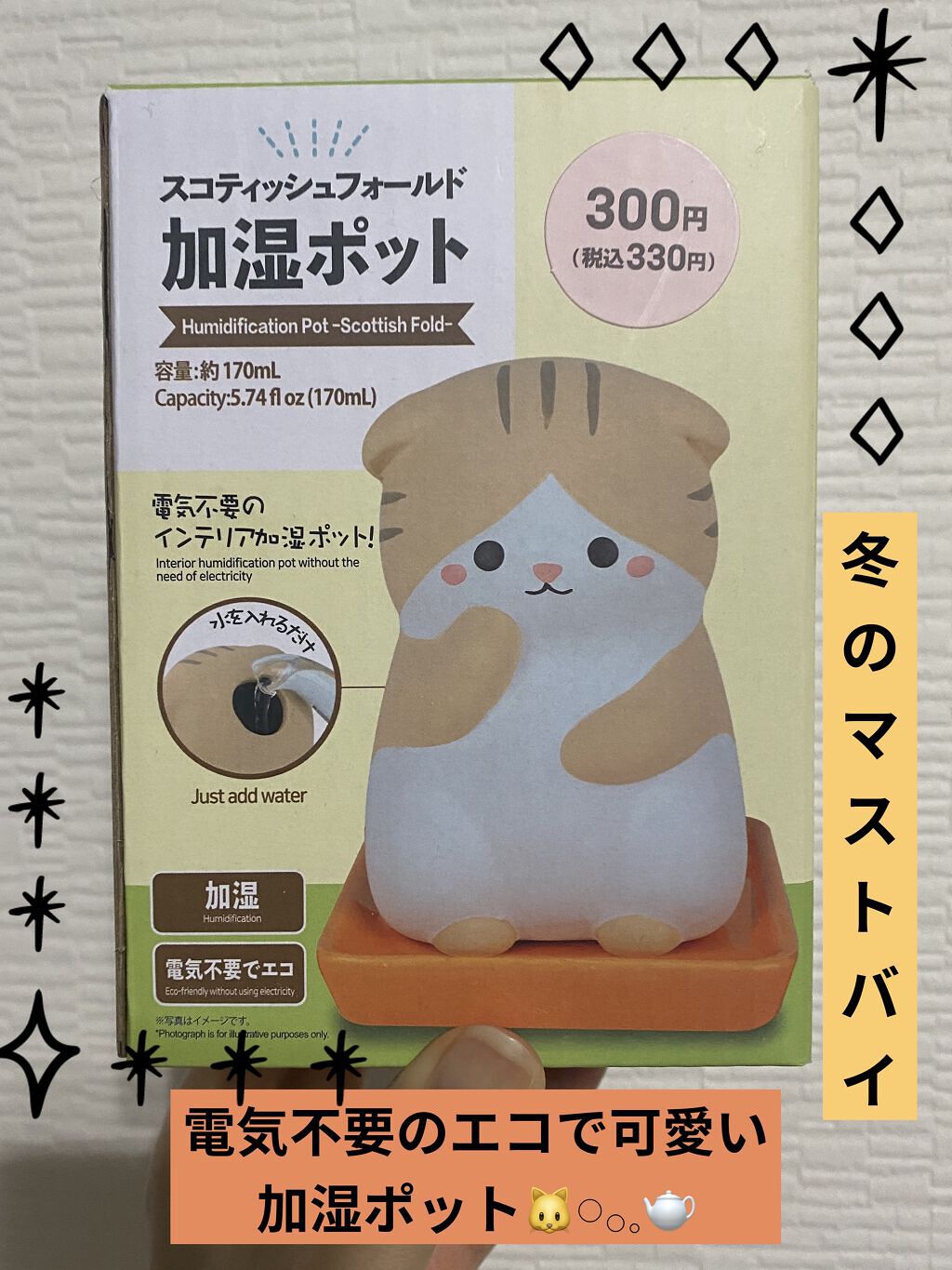 加湿ポット/DAISO/その他を使ったクチコミ（1枚目）