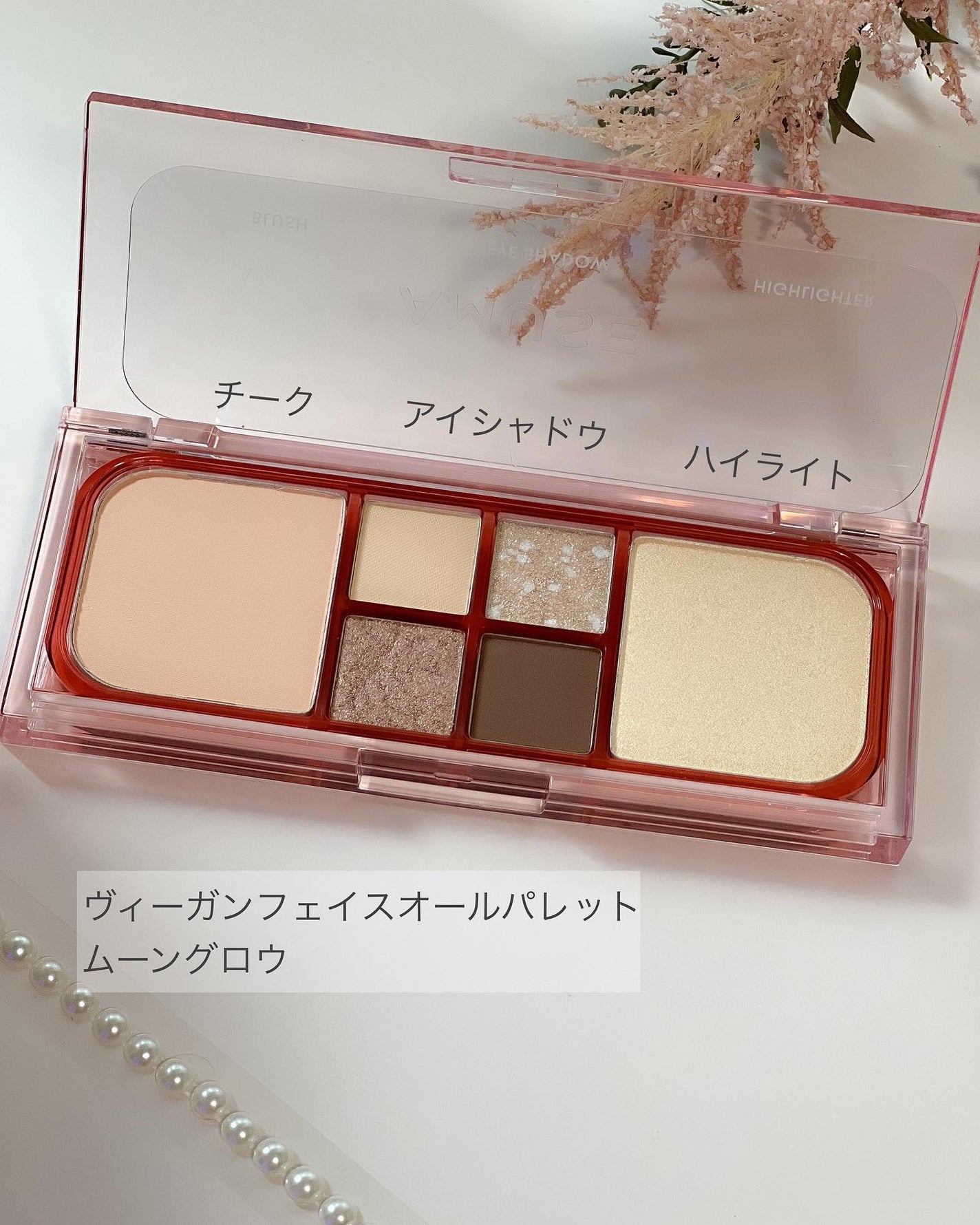 ヴィーガンフェイスオールパレット/AMUSE/アイシャドウパレットを使ったクチコミ(4枚目)