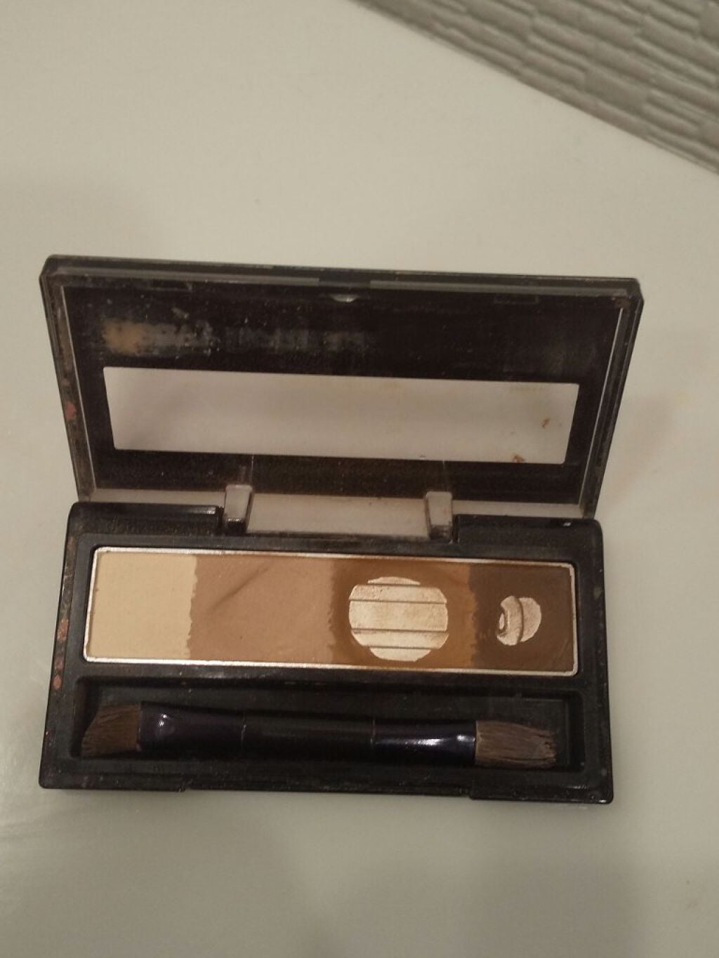 パウダーアイブロウ&3Dノーズ/ヘビーローテーション/パウダーアイブロウを使ったクチコミ(2枚目)