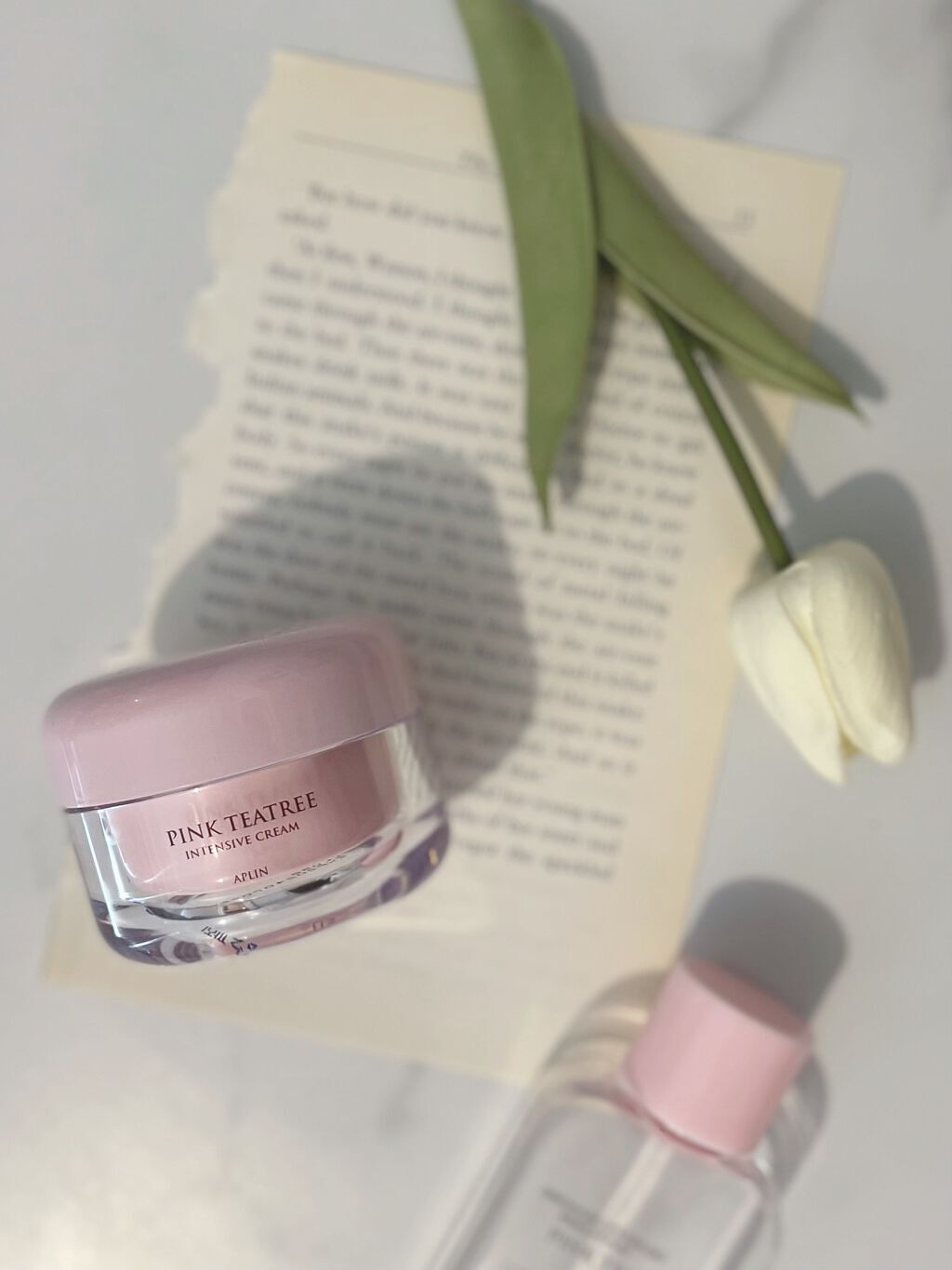 ピンクティーツリークリーム/APLIN/フェイスクリームを使ったクチコミ（1枚目）