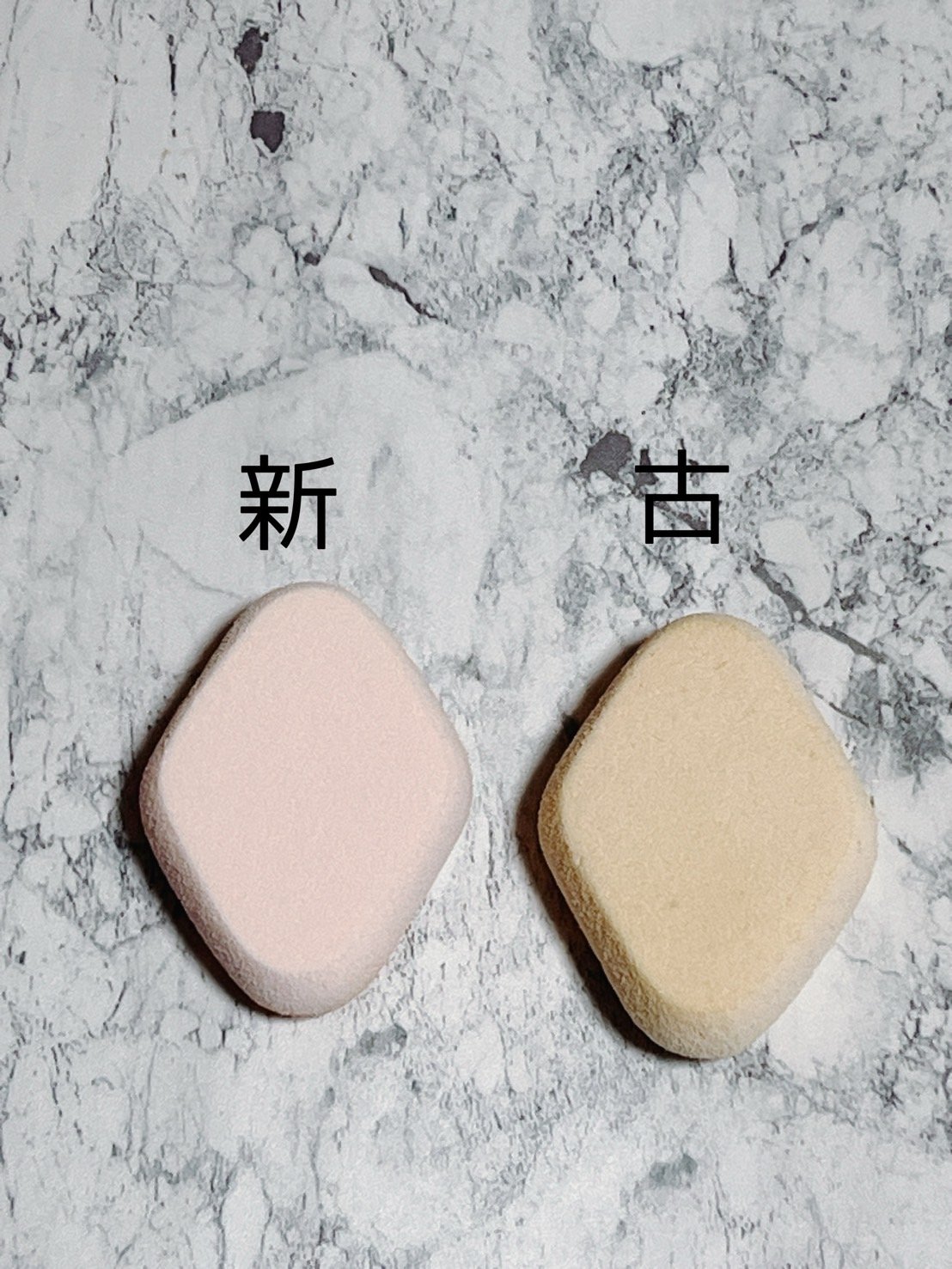 シフォンタッチスポンジN ダイヤ型 1個入り/ロージーローザ/パフ・スポンジを使ったクチコミ（2枚目）