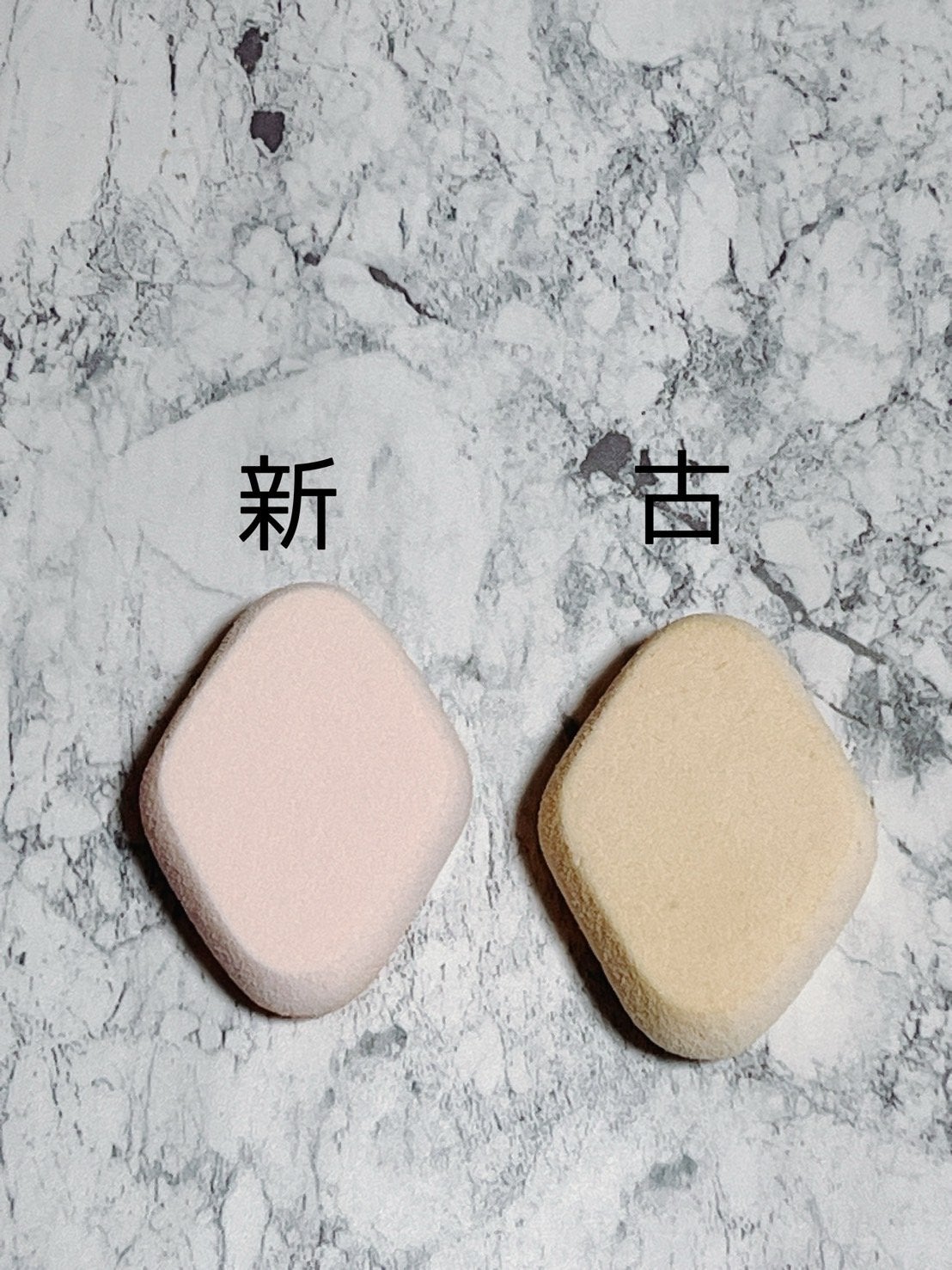 シフォンタッチスポンジN ダイヤ型/ロージーローザ/パフ・スポンジを使ったクチコミ(2枚目)