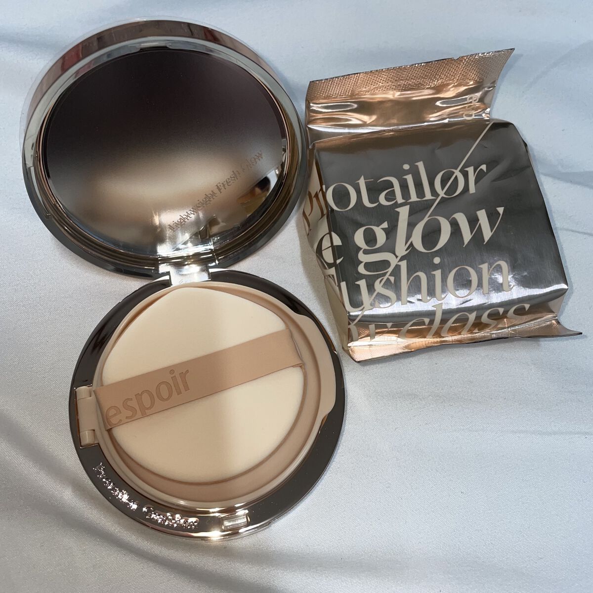 プロテーラービーグロウクッション ニュークラス/espoir/クッションファンデーションを使ったクチコミ（2枚目）