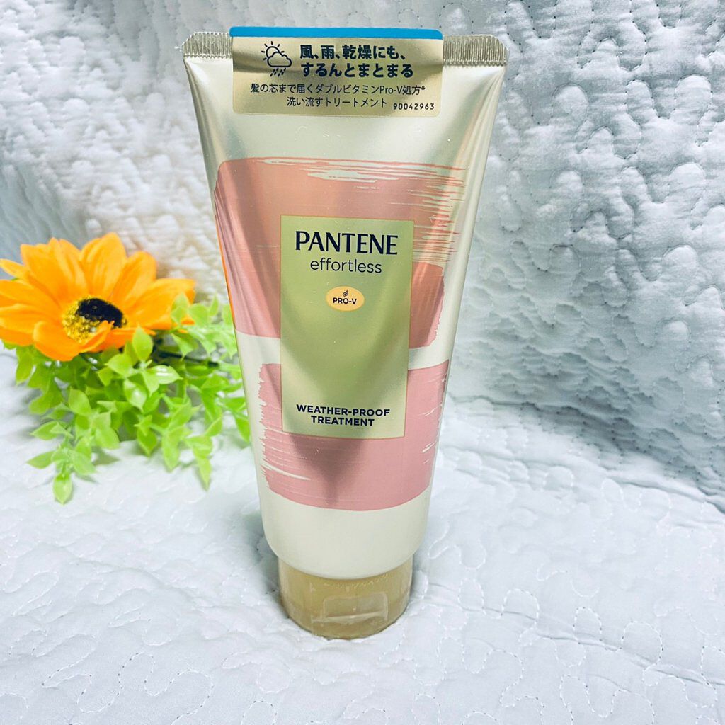 パンテーン エフォートレス ウェザープルーフ トリートメント /パンテーン/洗い流すヘアトリートメントを使ったクチコミ(1枚目)