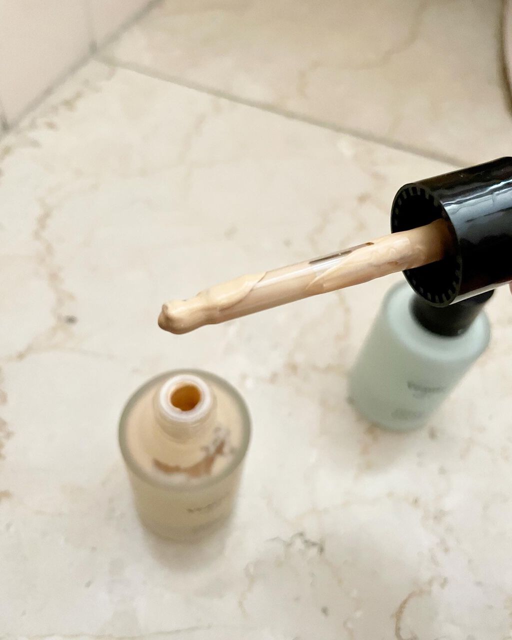 ヴィーガン カラーファンデーション オレンジ/Veauty by THE_B/リキッドファンデーションを使ったクチコミ（3枚目）