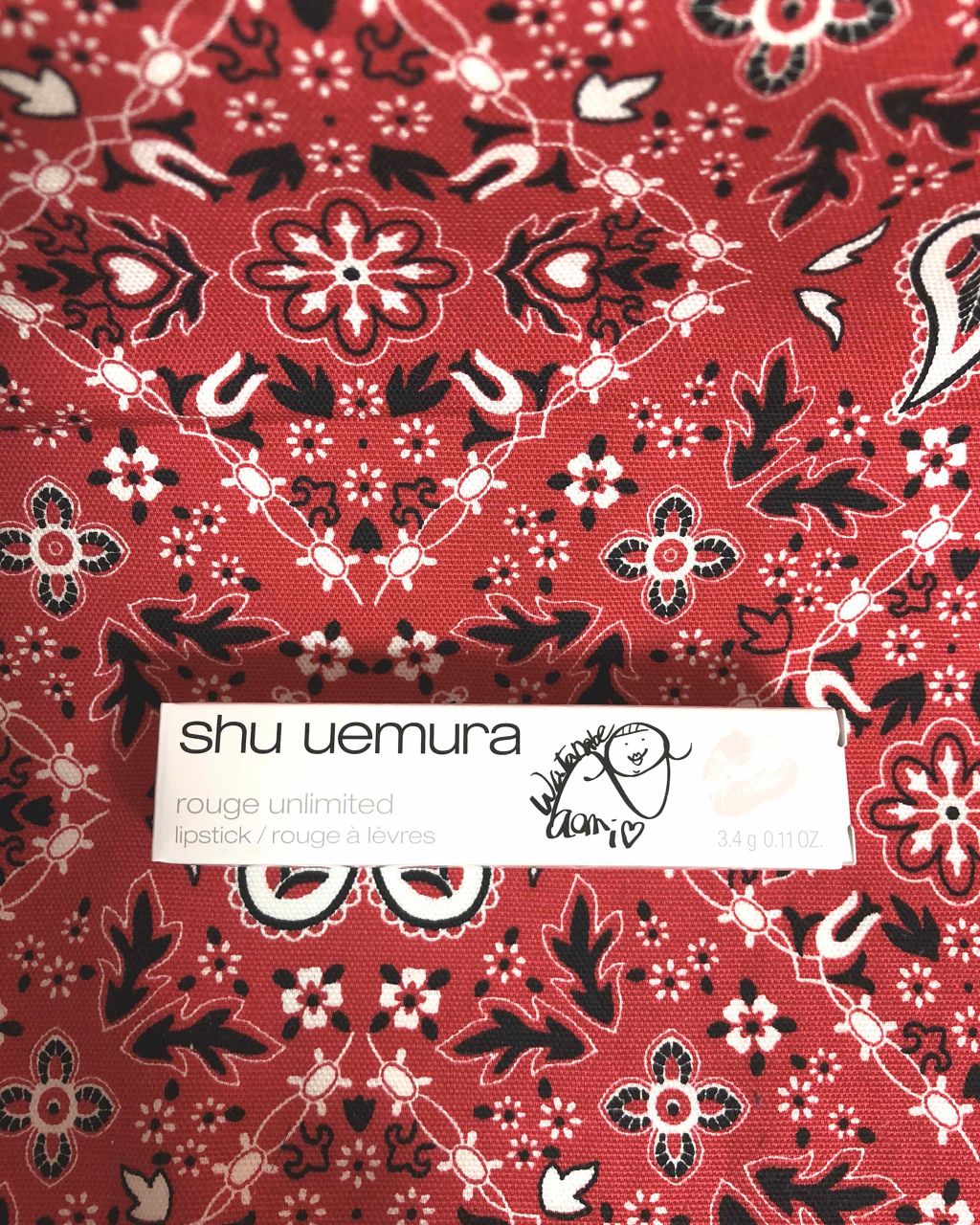 ルージュ アンリミテッド/shu uemura/口紅を使ったクチコミ（1枚目）
