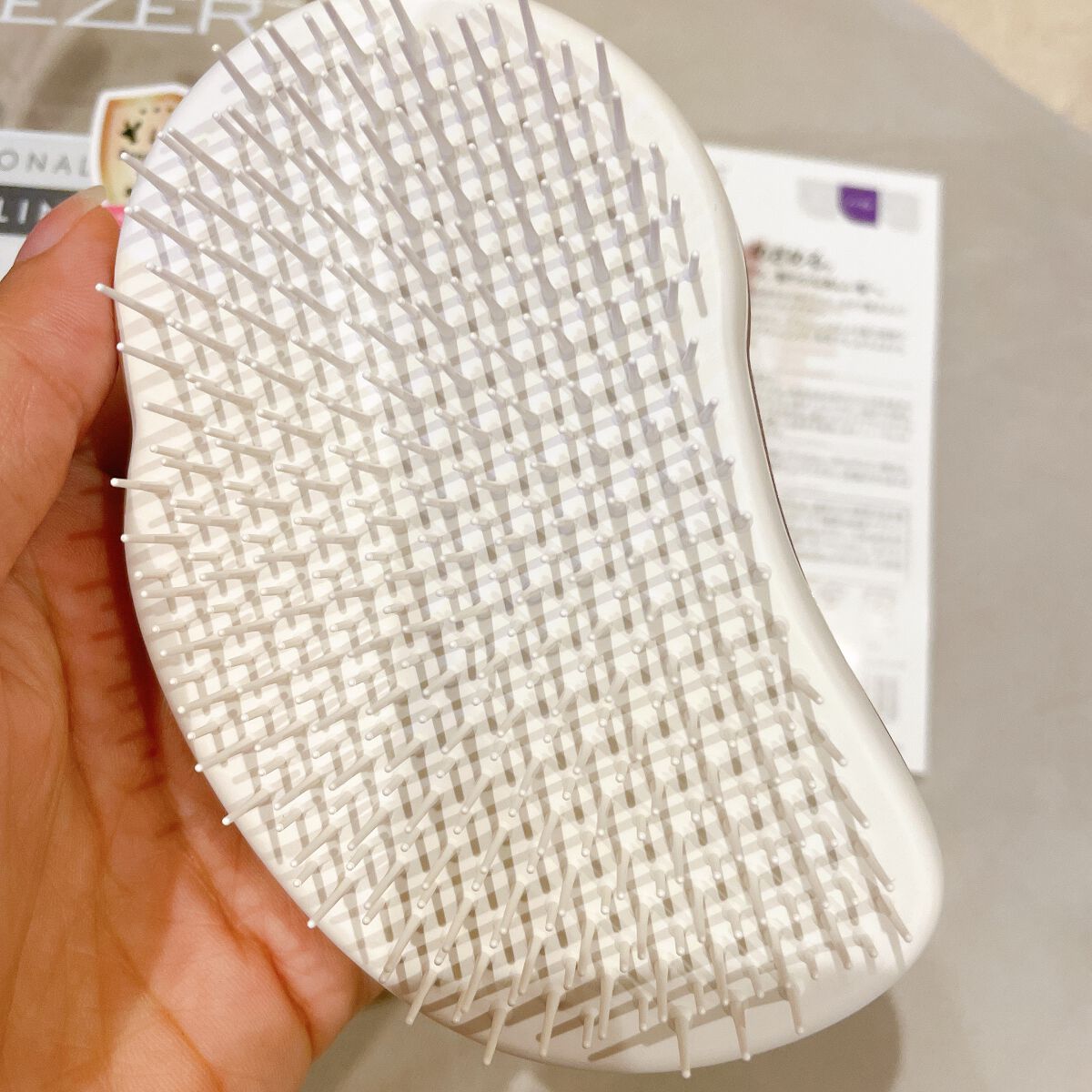 ザ・オリジナル ノーマル シルバーダスト/TANGLE TEEZER/ヘアブラシを使ったクチコミ（3枚目）