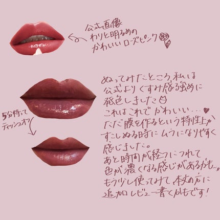 リップアーマーⅩ/KiSS/口紅を使ったクチコミ(3枚目)