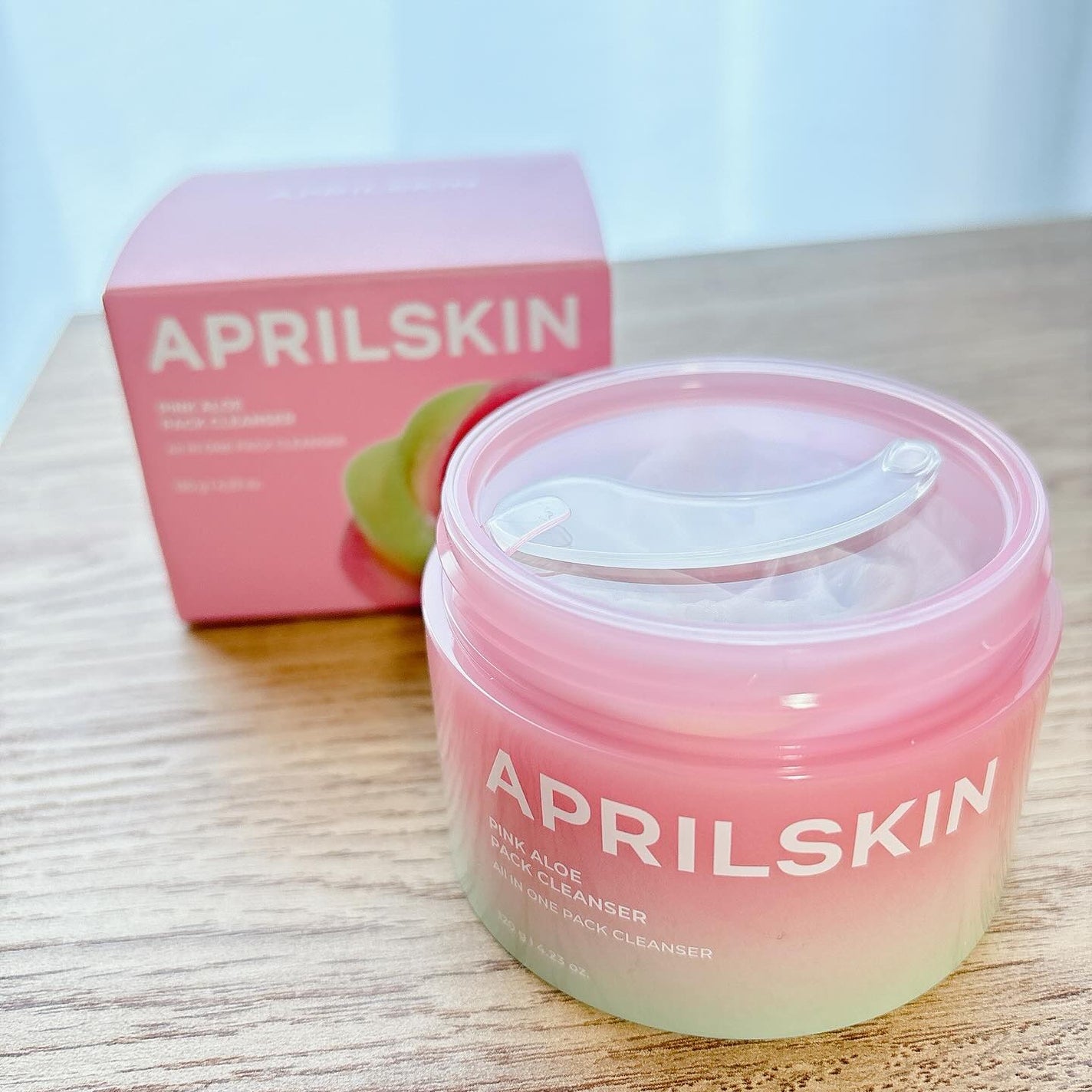 ピンクアロエメレンゲクレンザー/APRILSKIN/その他洗顔料を使ったクチコミ(2枚目)