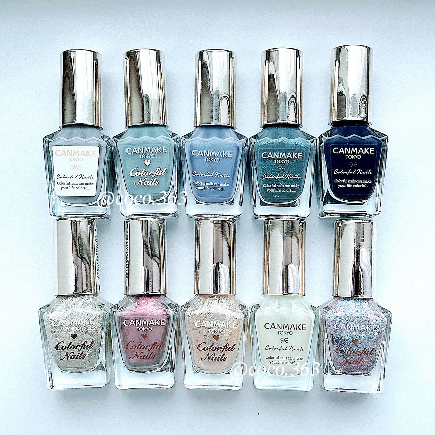 カラフルネイルズ/キャンメイク/マニキュアを使ったクチコミ(9枚目)