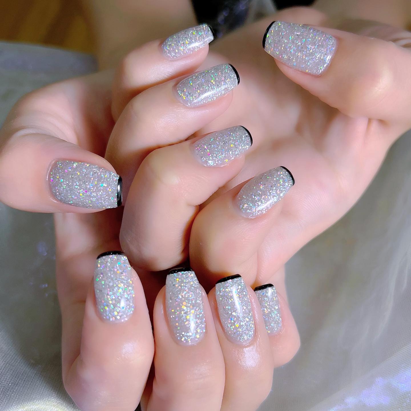 𝔊𝔩𝔦𝔱𝔱𝔢𝔯.⠀
⠀
@hinaofficial0313 さん⠀
きらきら♡⠀
⠀
#nail #nails #nailart #ネイル #美甲 #ネイルアート  #japanesenailart #manucure #ja