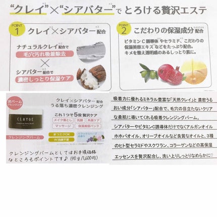 クレンジングバーム モイスト/CLAYGE/クレンジングバームを使ったクチコミ(4枚目)