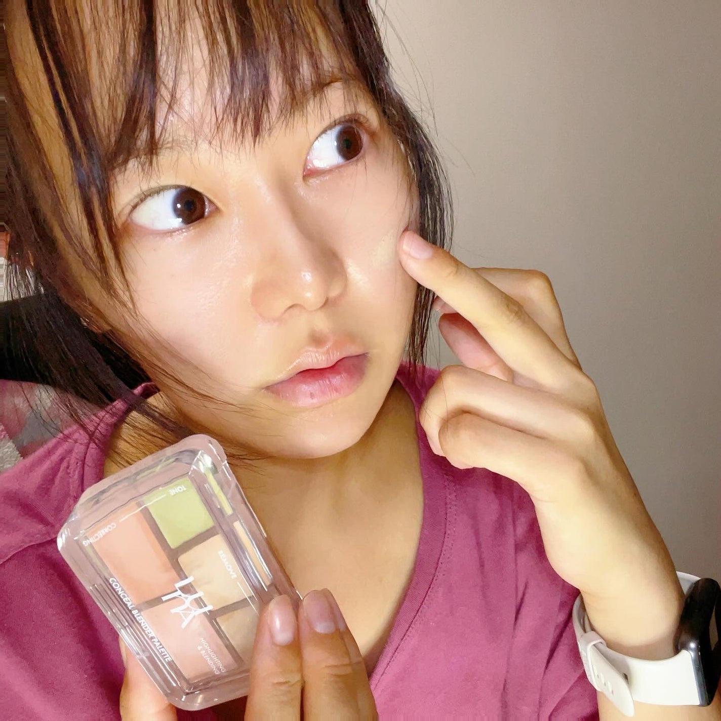 コンシールブレンダーパレット/LUNA/パレットコンシーラーを使ったクチコミ(3枚目)