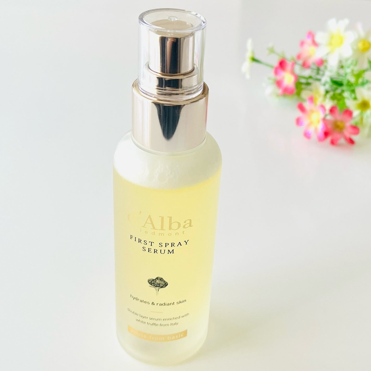 ダルバ ホワイトトリュフファーストスプレーセラム/ダルバ/ミスト状化粧水を使ったクチコミ(3枚目)