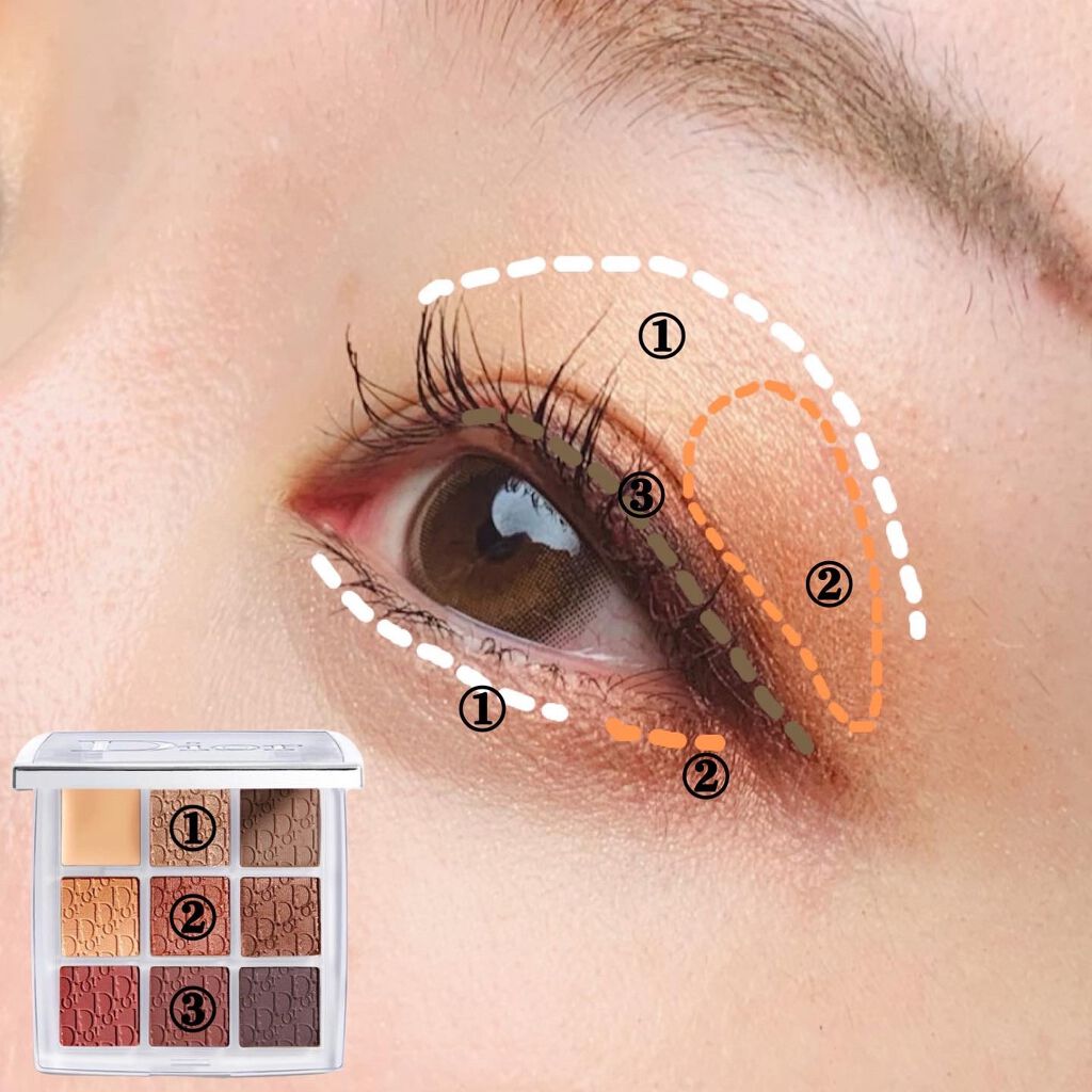 ディオール バックステージ アイ パレット/Dior/アイシャドウパレットを使ったクチコミ(2枚目)