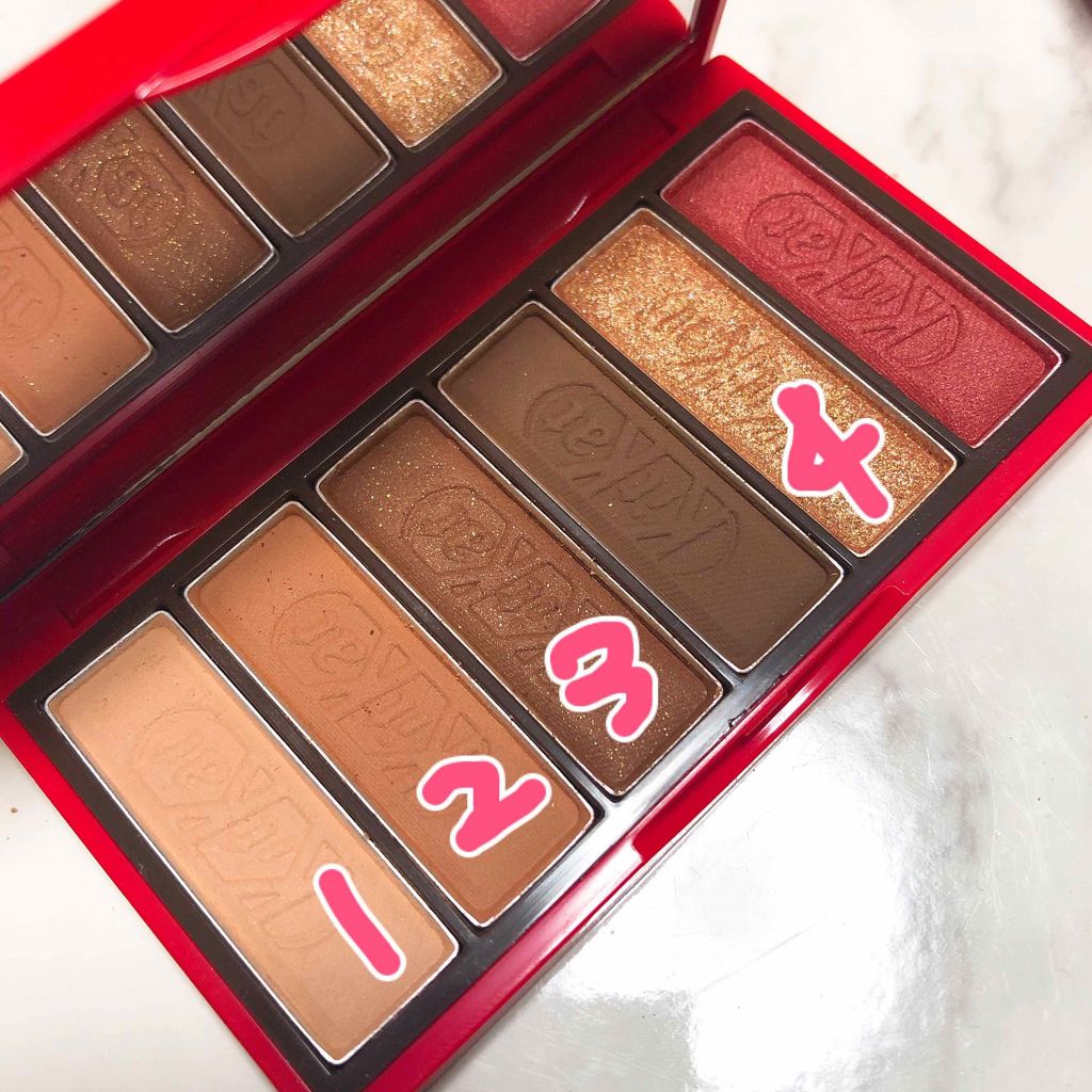 プレイカラーアイズ ミニ #キットカットオリジナル/ETUDE/アイシャドウパレットを使ったクチコミ(3枚目)