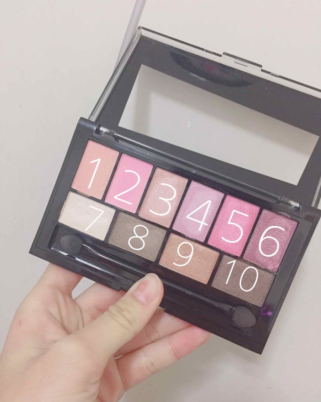 10カラーアイシャドウ/エンジェルハート/アイシャドウパレットを使ったクチコミ（2枚目）