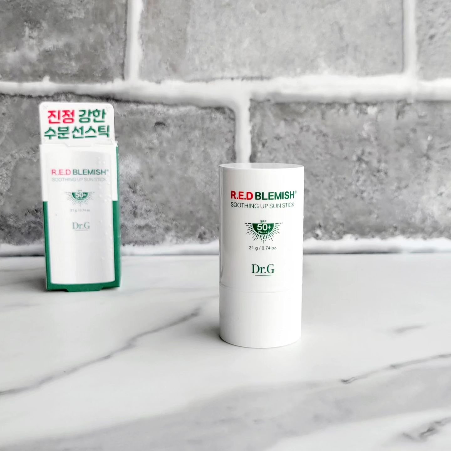 レッドブレミッシュスージングアップサンスティック/Dr.G/日焼け止めスティックを使ったクチコミ（1枚目）