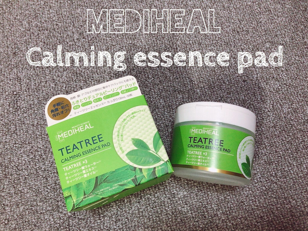 ティーツリーカーミングエッセンスパッド/MEDIHEAL/トナーパッドを使ったクチコミ（1枚目）