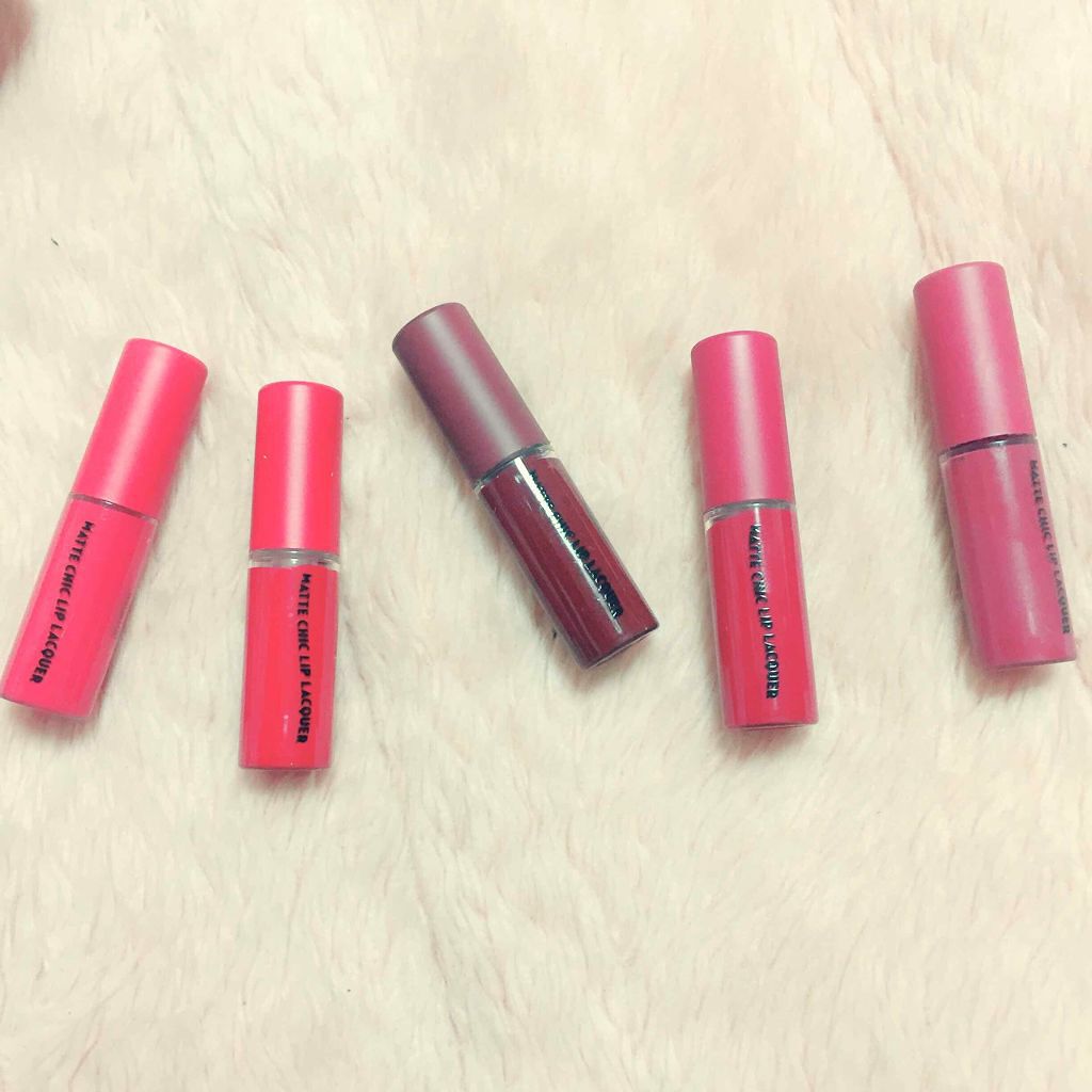 レッドベルベット ラブミニキット/ETUDE/リップグロスを使ったクチコミ(2枚目)