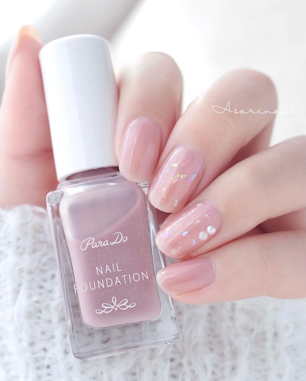 ネイルファンデーション/パラドゥ/マニキュアを使ったクチコミ（1枚目）