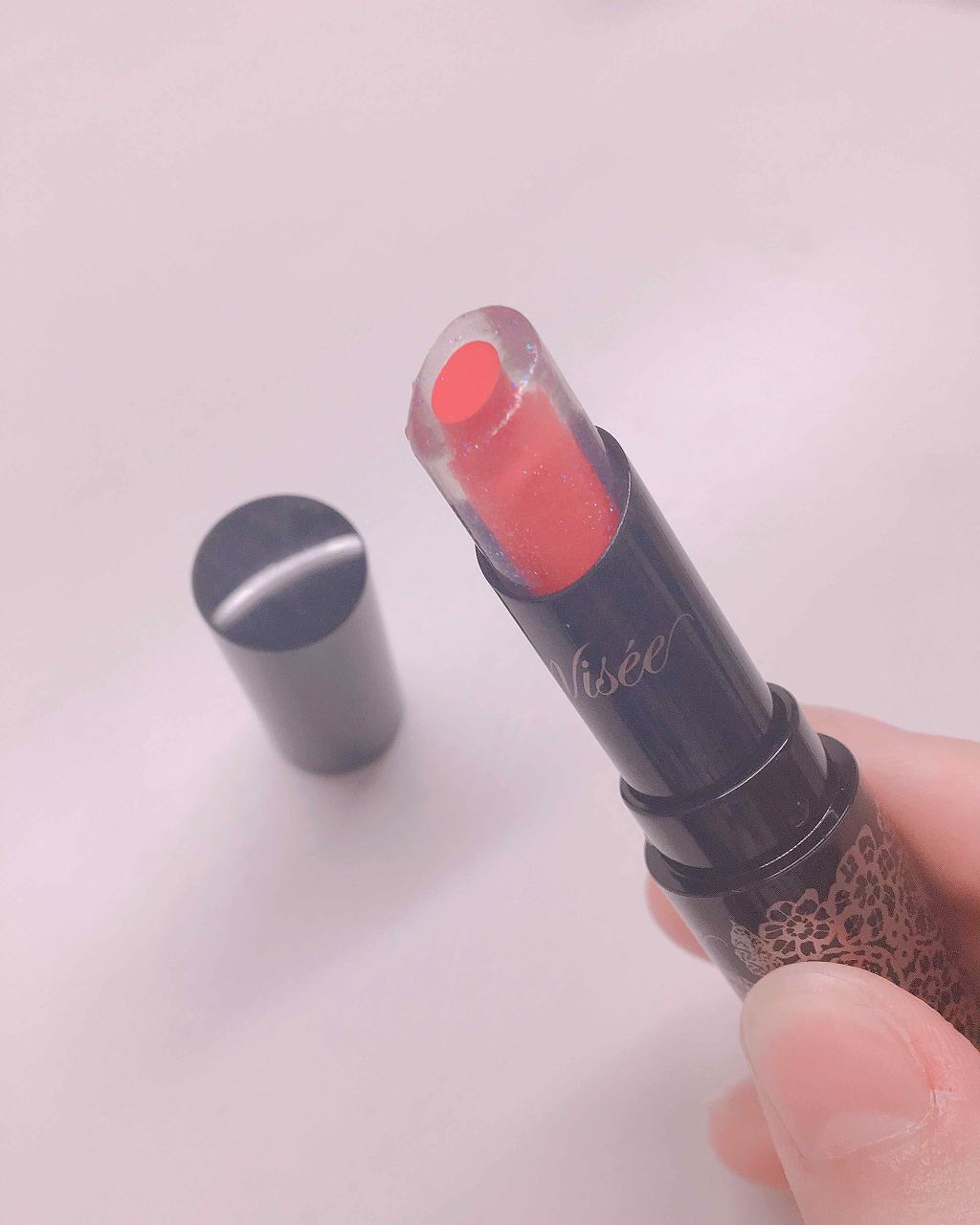 クリスタルデュオ リップスティック シアー/Visée/口紅を使ったクチコミ(2枚目)