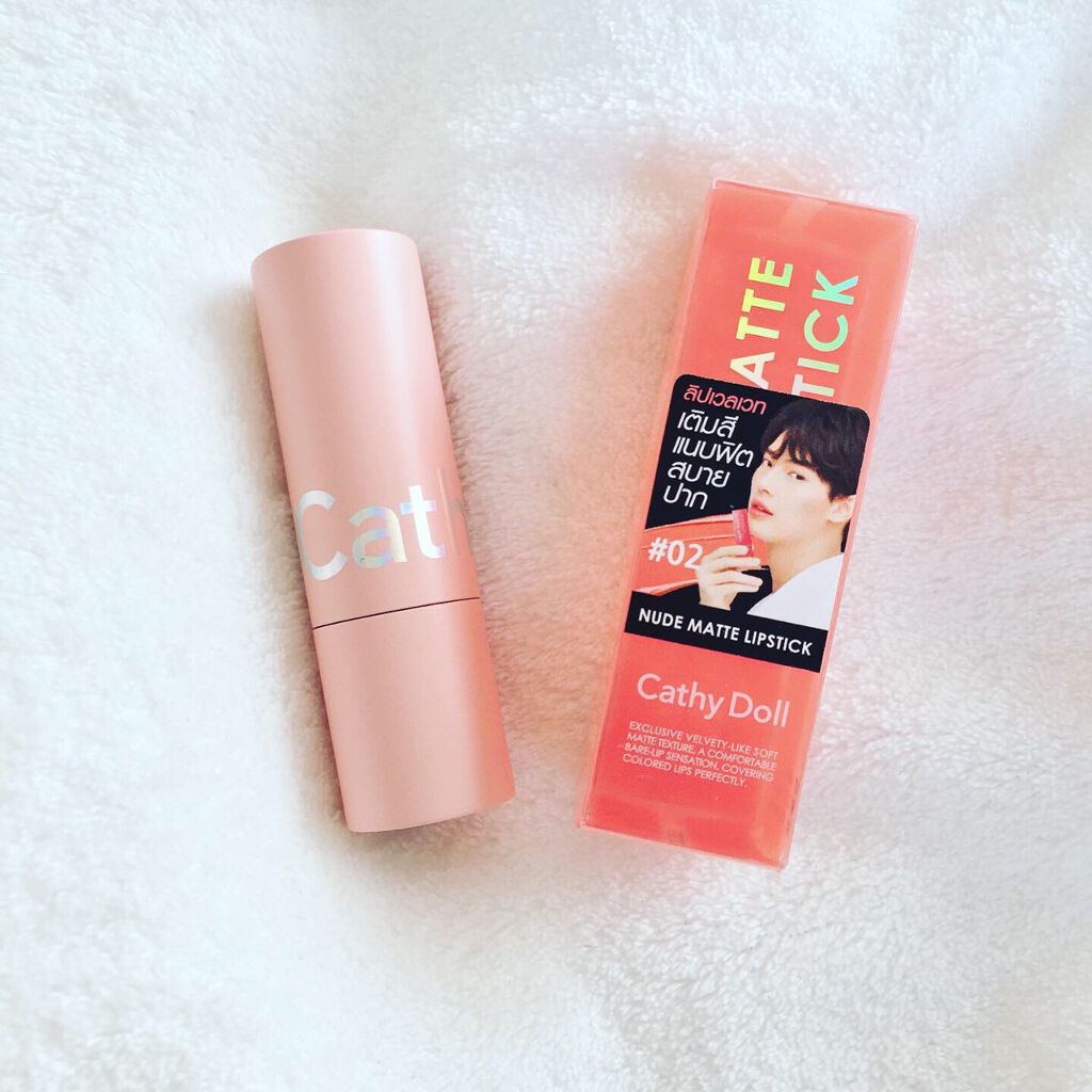 ヌードマットリップスティック/CathyDoll/口紅を使ったクチコミ(1枚目)