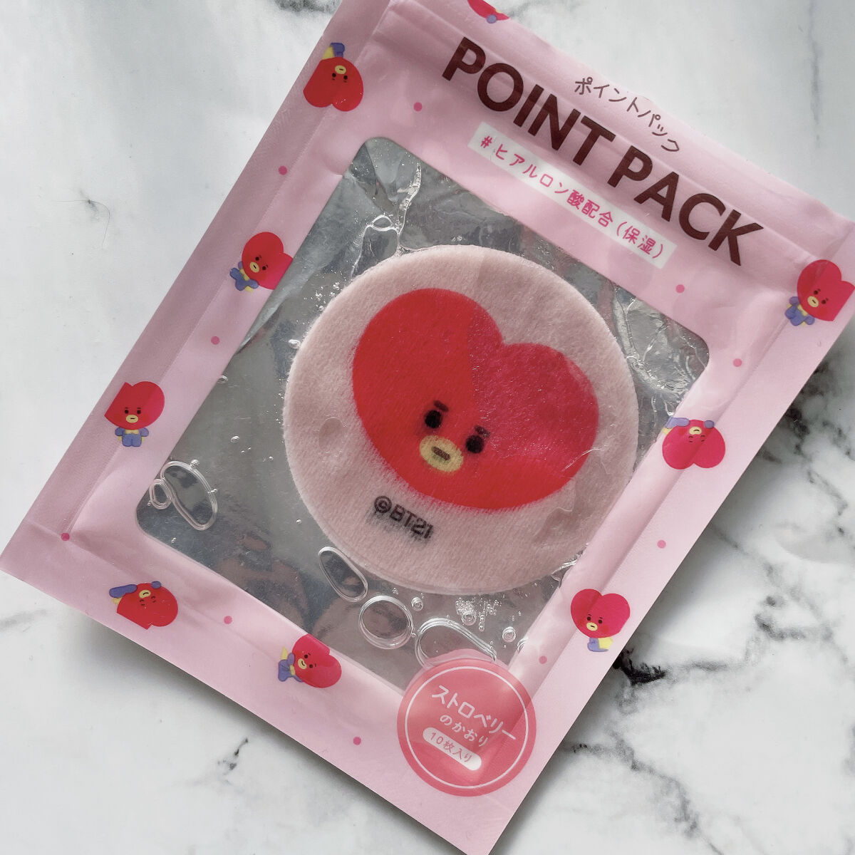 ジューシーフルーツ ポイントパッド ストロベリー/Pure Smile/レッグ・フットケアを使ったクチコミ（1枚目）